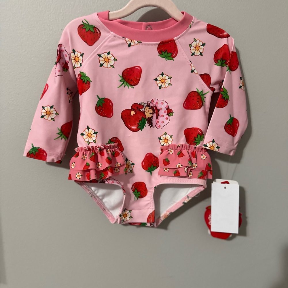 NWT Strawberry Shortcake Baby Swimsuit